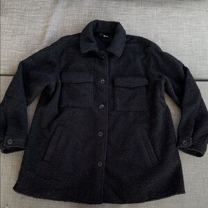 H&M Black Teddy Jacket
